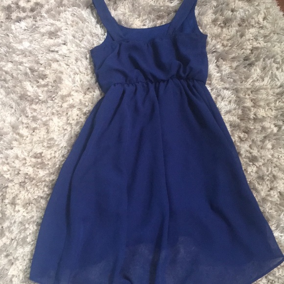 Navy blue girls dress - Picture 4 of 4